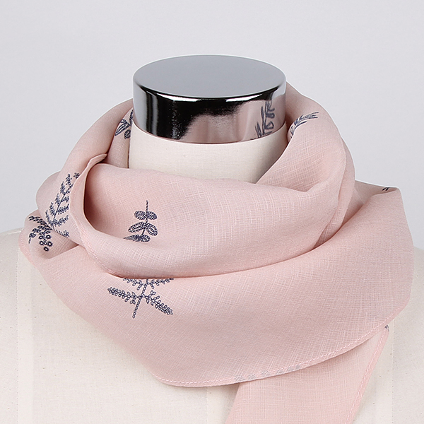 풍기인견협동조합보타닉 핑크 스카프긴 삼각 스카프